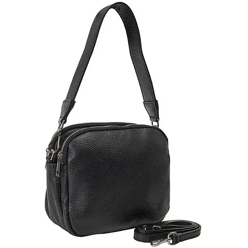 Кожаная женская сумка кросс-боди Virginia Conti 23х18х10 см nsa0001375 - фото 1