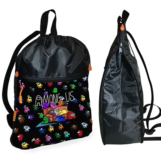 Шкільний рюкзак дитячий Амонг Ас + Сумка для взуття спортивної форми рюкзак-мішок для хлопчика (01668) - фото 2