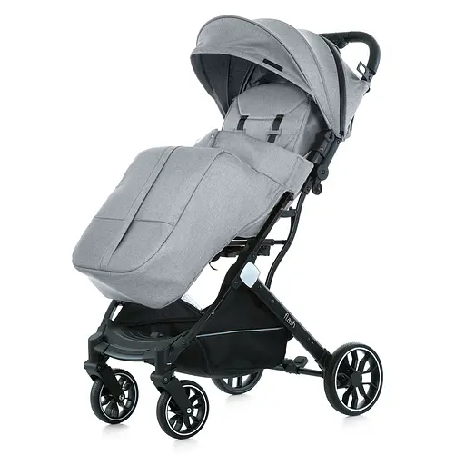 Детская прогулочная коляска-книга Bambi M 5727-1 Flash Silver Gray - фото 5