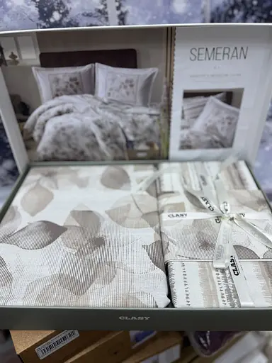 Постільна білизна Semeran V1 Bej Ранфорс Clasy pbe0052053 - фото 3