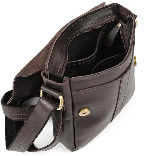 Шкіряна чоловіча сумка через плече LIMARY 22х18х5 см nsa0001262 - фото 2