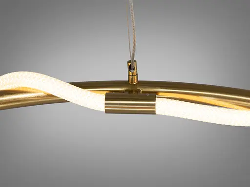 Подвесная лед люстра к кухне шланг, мощностью 48W, цвет бронзы. - фото 4