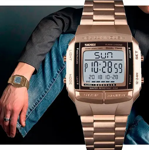 Спортивний годинник Skmei Illuminator Рожевий - фото 8