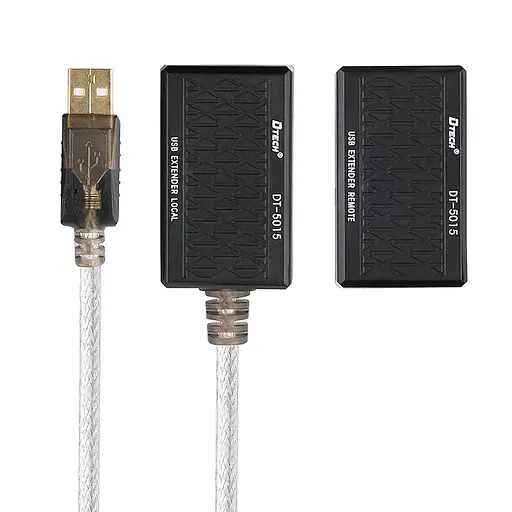 Кабель-удлинитель USB 2.0 AM-AF 60.0м USB по витой паре RJ 45 DT-5015 Dtech - фото 4