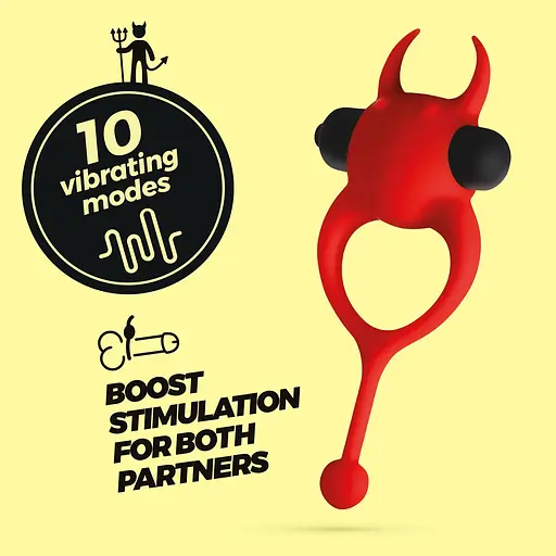 Виброкольцо Crushious Daemon 12.5 см (красный) - фото 18