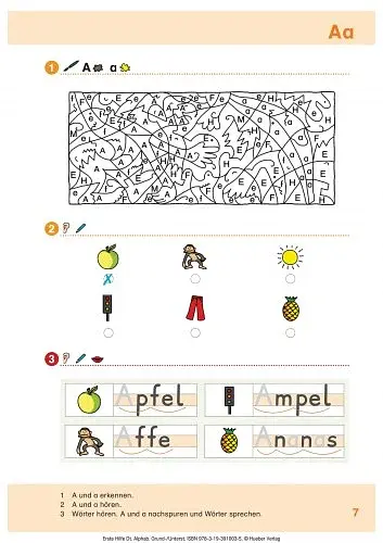 Erste Hilfe Deutsch - Alphabetisierung fur Grundschulkinder Buch mit MP3-Download - фото 5