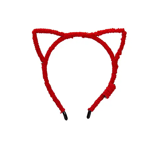 Обруч Кішечка L2224 зі світловими ефектами, в пакеті (6913213211139) Червоний - фото 1