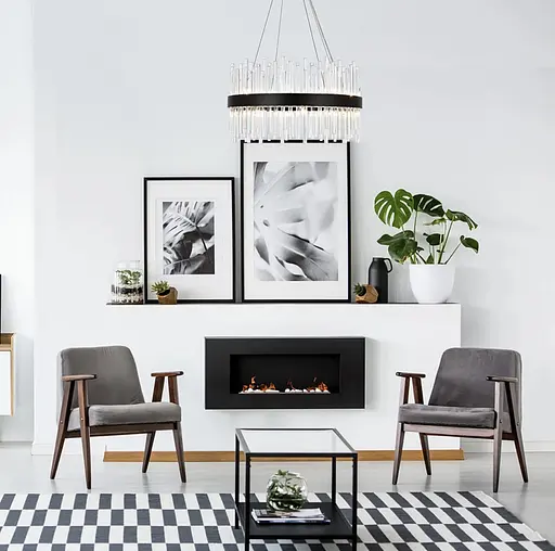 Розкішна люстра COLISEUM BLACK Ø 50 см | Арт. J 881-500 BK | Line F - фото 1