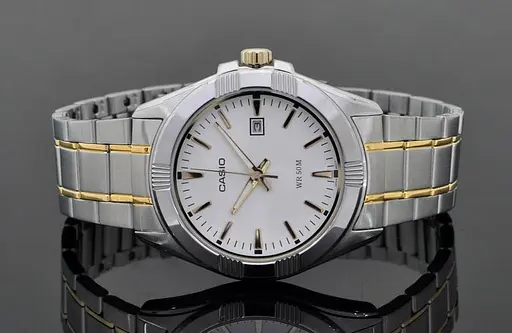 Чоловічі годинники наручні кварцові сталеві оригінальні Casio MTP-1308SG-7AVDF (модуль №2784) - фото 2