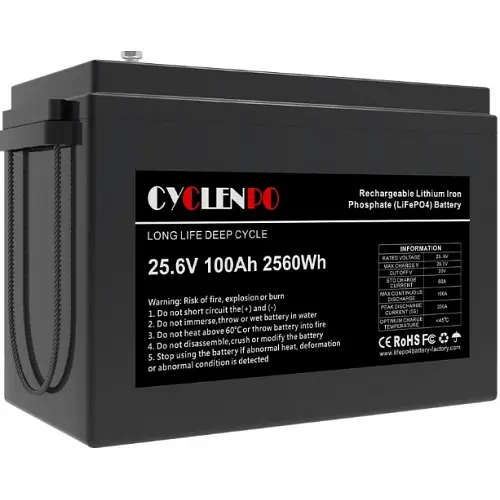 Аккумулятор Cyclen 25.6V 100AH LiFePo4 (подогрев/Bluetooth) - фото 3