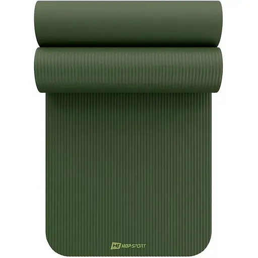 Коврик для йоги Hop-Sport HS-NB010GM NBR 1см темный хаки