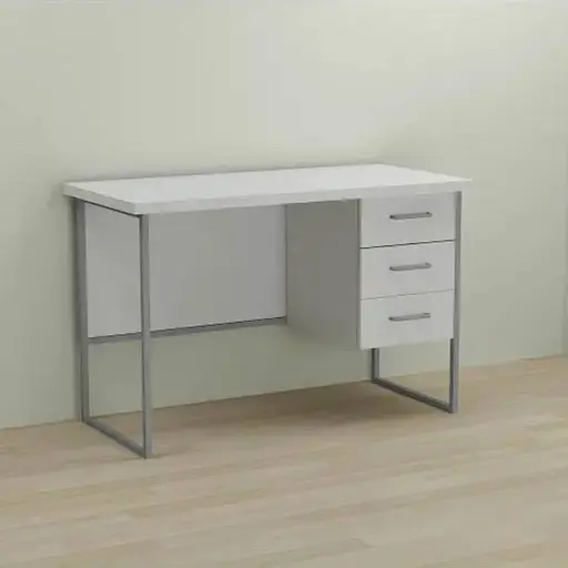 Компьютерный стол Ferrum-decor Гарри 75x140x70 серый ДСП Белый 32мм (FRD-101486)