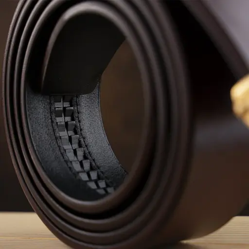 Ремінь шкіряний Vintage чоловічий 115х3,4 см acs0014915 - фото 5