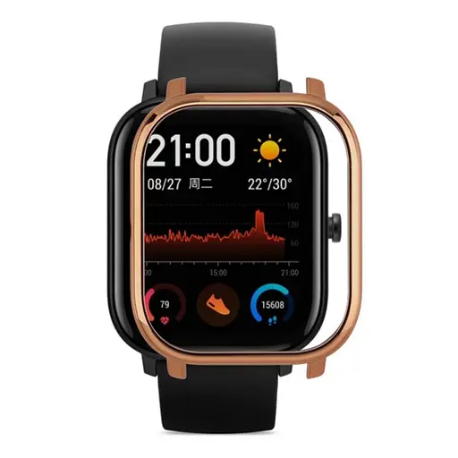 Захисний бампер Tamister для смартгодинника Amazfit GTS рожеве золото - фото 2