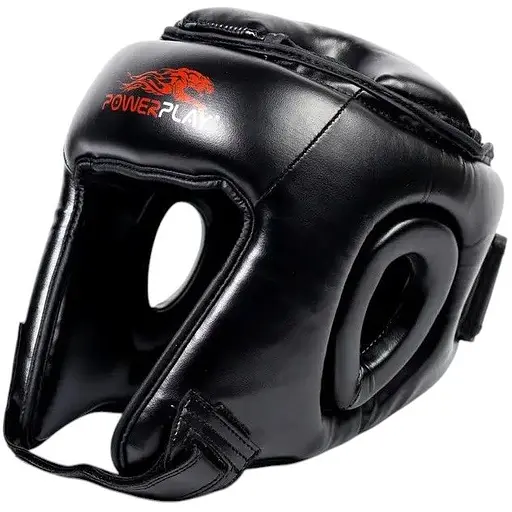 Боксерский турнирный шлем PowerPlay 3045 S Black - фото 2