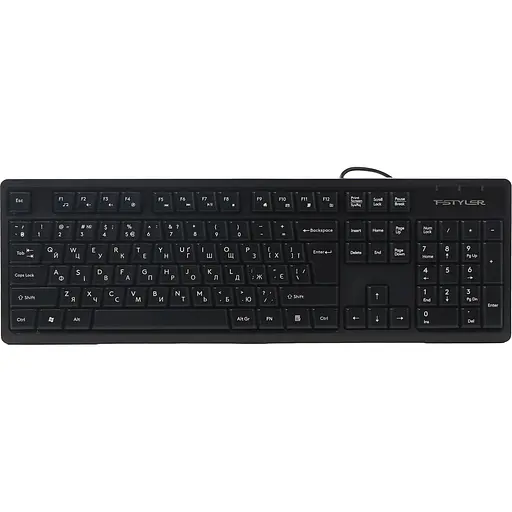 Клавиатура A4Tech Fstyler FKS12 Black (4711421003155) [150742] - фото 1