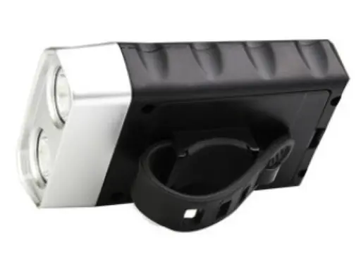 Вело фара із заднім ліхтарем мигалкою RB-B12 велосипедний водонепроникний ліхтар із кріпленням на батарейках - фото 3