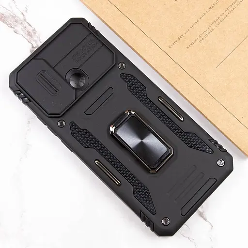 Чохол Epik Camshield Army Ring для Xiaomi Redmi 9C/10A ударостійкий Чорний/Black - фото 6