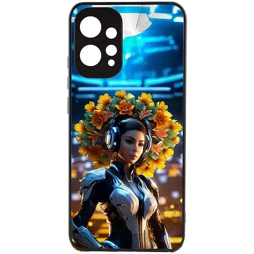 TPU+PC чехол Epik Prisma Ladies для Xiaomi Redmi 12 Cyberpunk