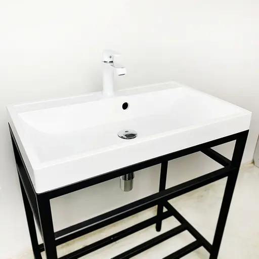 Раковина Adamant умивальник STRENG NEW штучний камінь прямокутна - фото 4