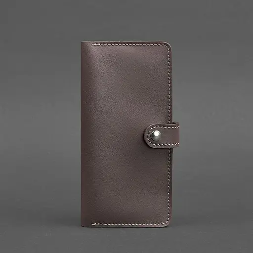 Кожаное женское портмоне 7.0 темно-бежевое. - фото 7