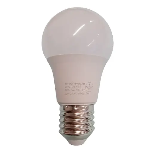 Лампа LED Grunhelm A60-7W-65K-E27 Long-Life R2.0 (149187)