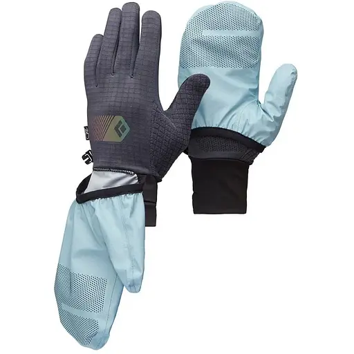 Рукавиці Black Diamond GridTech Storm Hood Gloves Grey/Blue XL (1033-BD 8017419642XLG1)