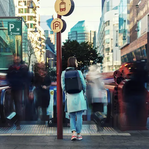 Рюкзак Nox Anti-theft 16" BLUE Trust teh0014648 - фото 8