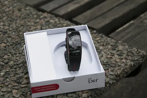 Розумний фітнес-браслет Jiks Fit з тонометром та виміром ЕКГ (Чорно-червоний) - фото 4