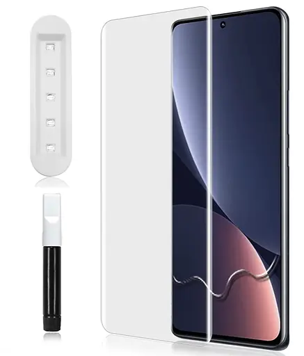Захисне скло DK для Oppo Reno11 UV Curved 015456 clear 2 шт. - фото 4