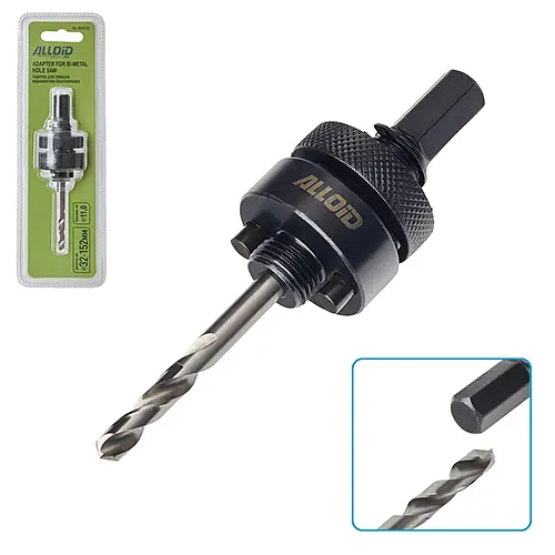 Адаптер Alloid Building Tools для свердла корончастого біметалічного 32-152 мм (HS-3032152) - фото 2