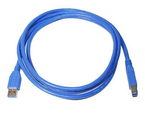 Кабель Atcom Usb 3.0 AM/BM пакет довжина 1.8 м синій - фото 2