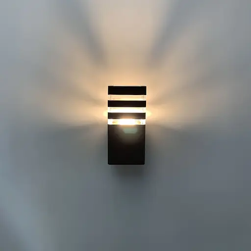 Вуличний світильник в чорному корпусі | Line F | Арт. 8024-1W BK - фото 4