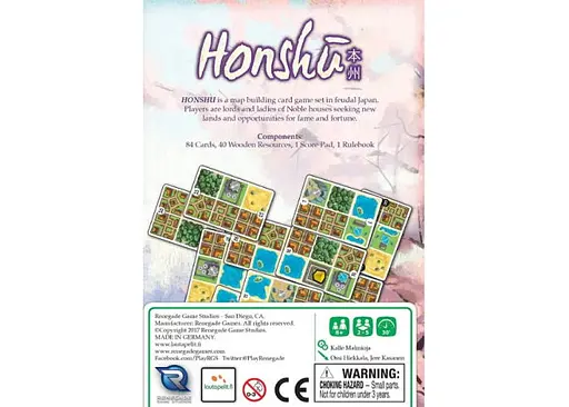 Настольная игра Lautapelit Хонсю (Honshu) (англ.) (PS082) - фото 2