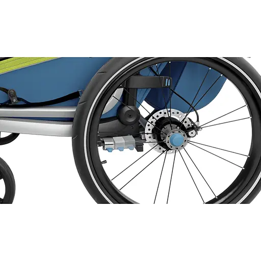 Дитяча коляска Thule Chariot Sport Double (Chartreuse-Mykonos) (TH 10201004) - фото 10