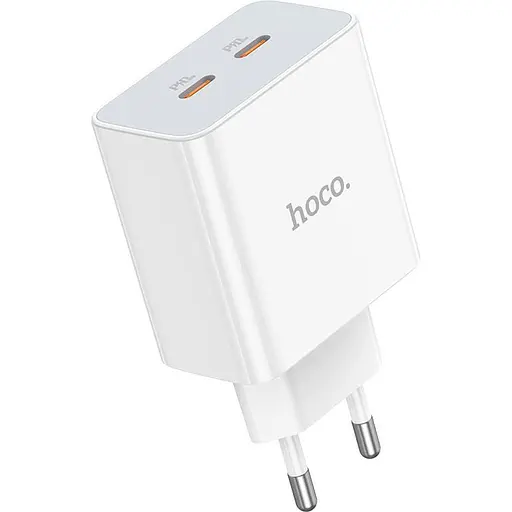 Сетевое зарядное устройство Hoco C108A Leader 35W White (784438) [125142] - фото 4