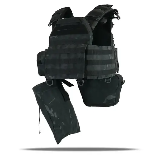 Плитоноска Kiborg GU gen.2 + 6 подсумков Black Multicam (1000-k77002) - фото 7