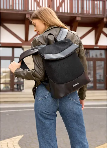 Жіночий рюкзак Sambag 37х31х14 см 000305487