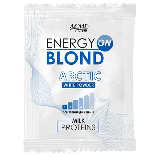 Освітлювальна пудра для волосся Acme Color Energy Blond Arctic 25 г - фото 1