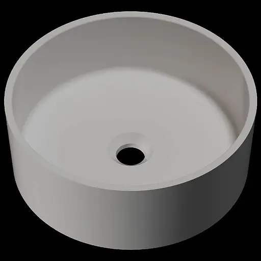 Раковина глянцевая накладная Amidicon Arena 385 из литого камня ARENA_39_HL, Белый - фото 1