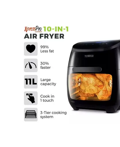 Фритюрниця-гриль Tower T17076 Xpress Pro Combo - фото 2