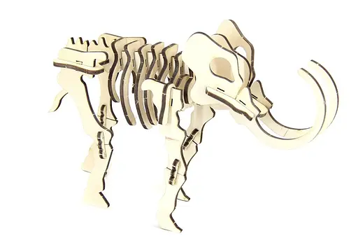 Дерев'яний конструктор "Мамонт" 30 деталей - фото 2