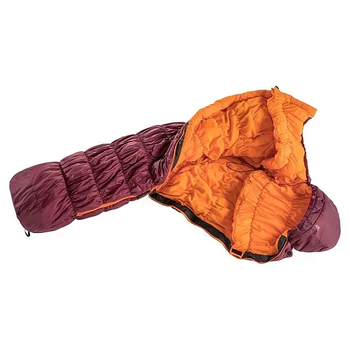 Спальник Deuter Exosphere -6 SL L лівий Maron-Mango (1052-3700321 5905 1) - фото 2