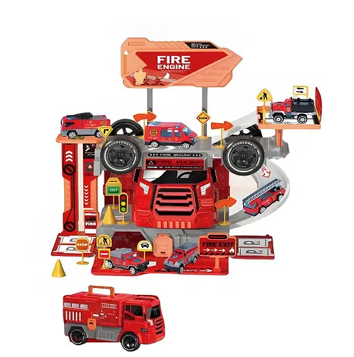 Трек 6662, 2 в 1, вантажівка + трек, 46 елементів - фото 2