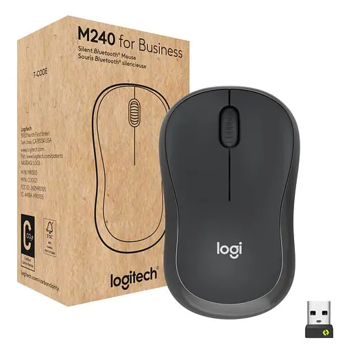 Мышка Logitech M240 GRAPHITE 910-007182