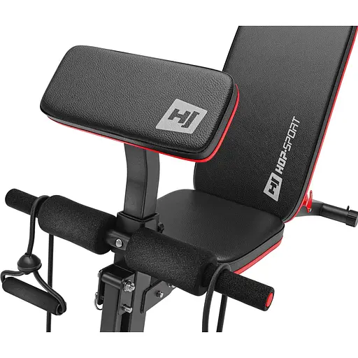 Набір Hop-Sport Strong 146кг з лавкою HS-1035 і стійками 1005L - фото 8