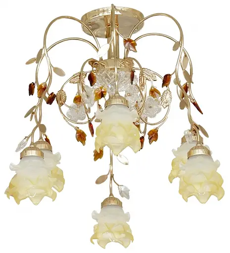 Люстра потолочная Brille флористика E27 60W G (BCL-024C/8)