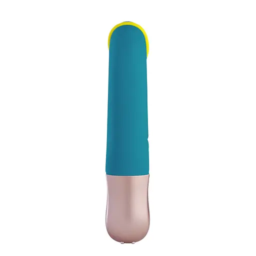 Вібратор-кролик Fun Factory Amorino DeluxeVibes 17.3 см блакитний - фото 6