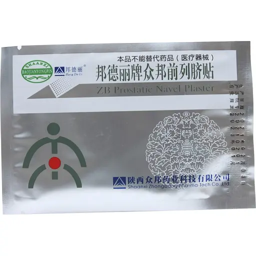 Пластырь ZB Prostatic Navel Plaster урологический 1 шт.