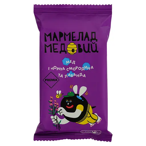 Мармелад Премія мед, чорна смородина та лаванда 50 г